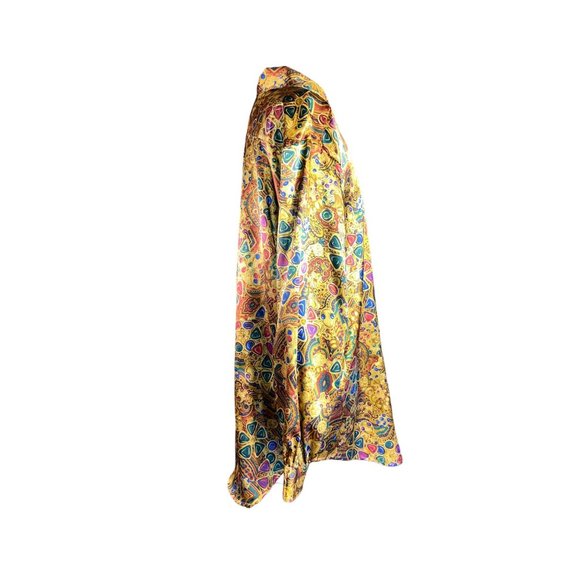 Vintage LaChine Classic Button Down Long Sleeve Vibrant Shirt Women Size 12 - Picture 6 of 7